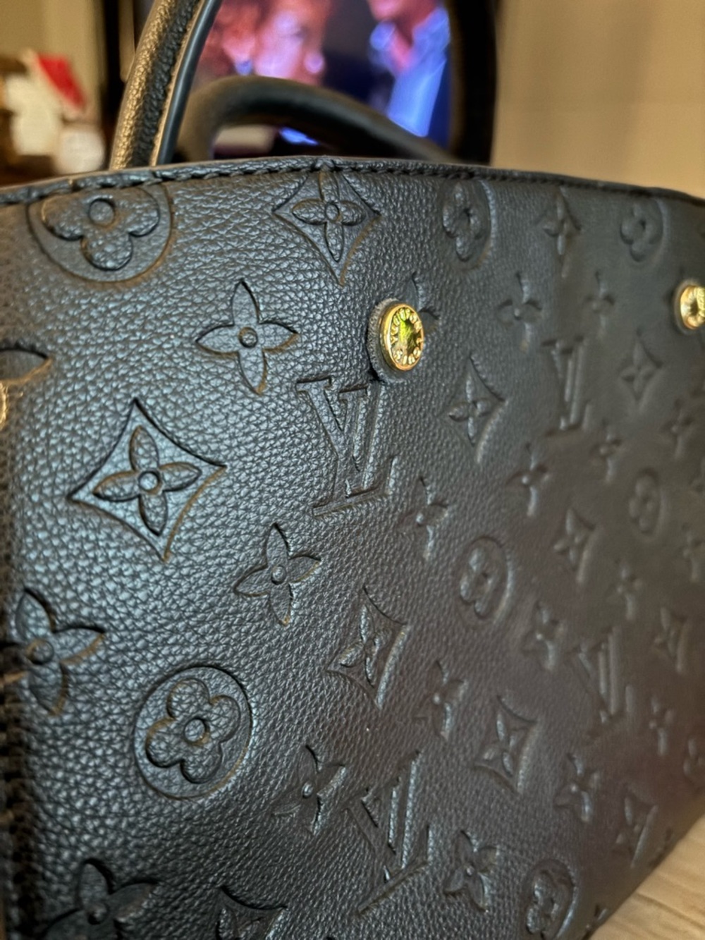 Empreinte Black Leather Satchel - Picture 2 of 6